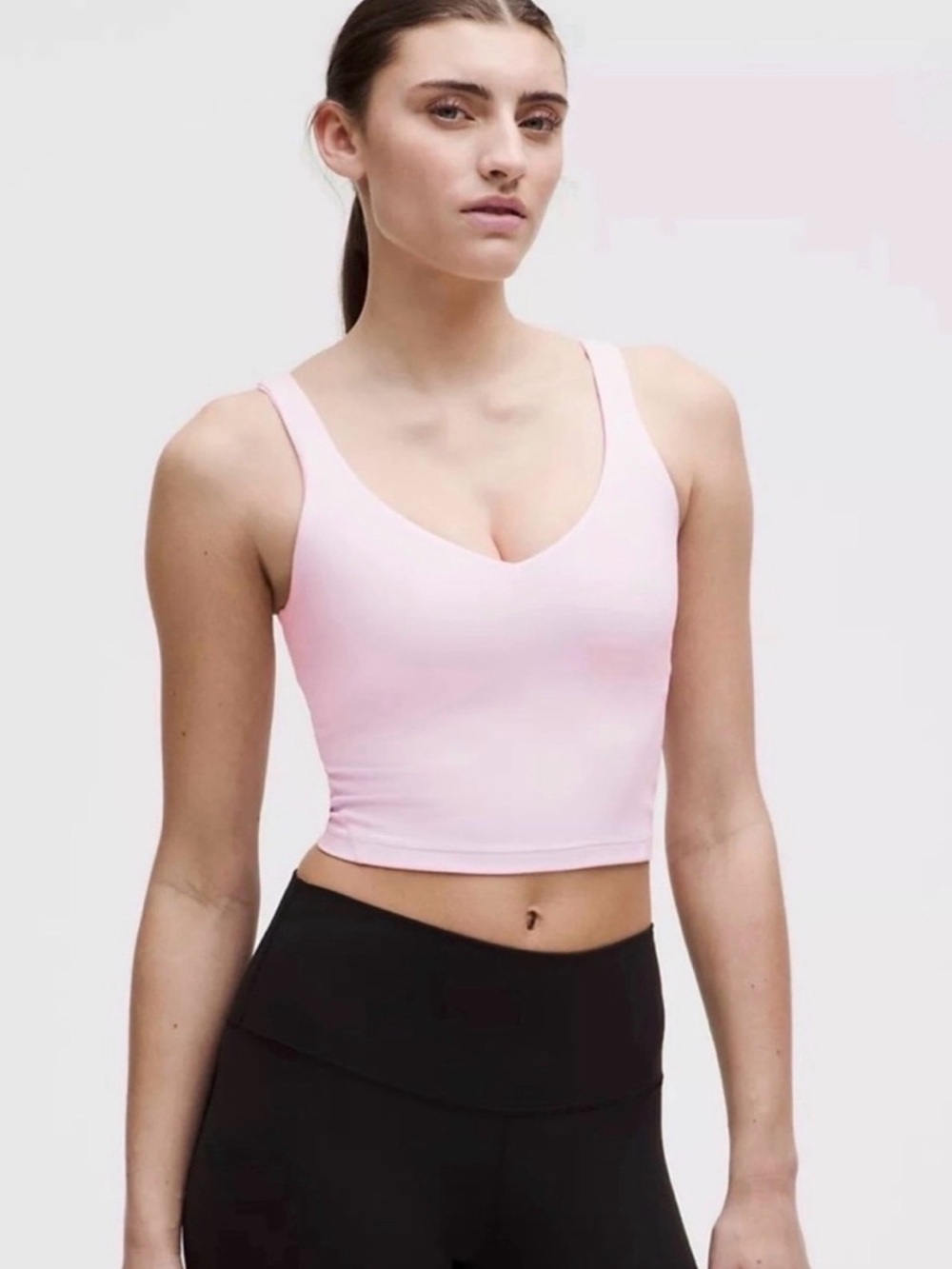 Lululemon Align Tank Light Pink Cropped Top